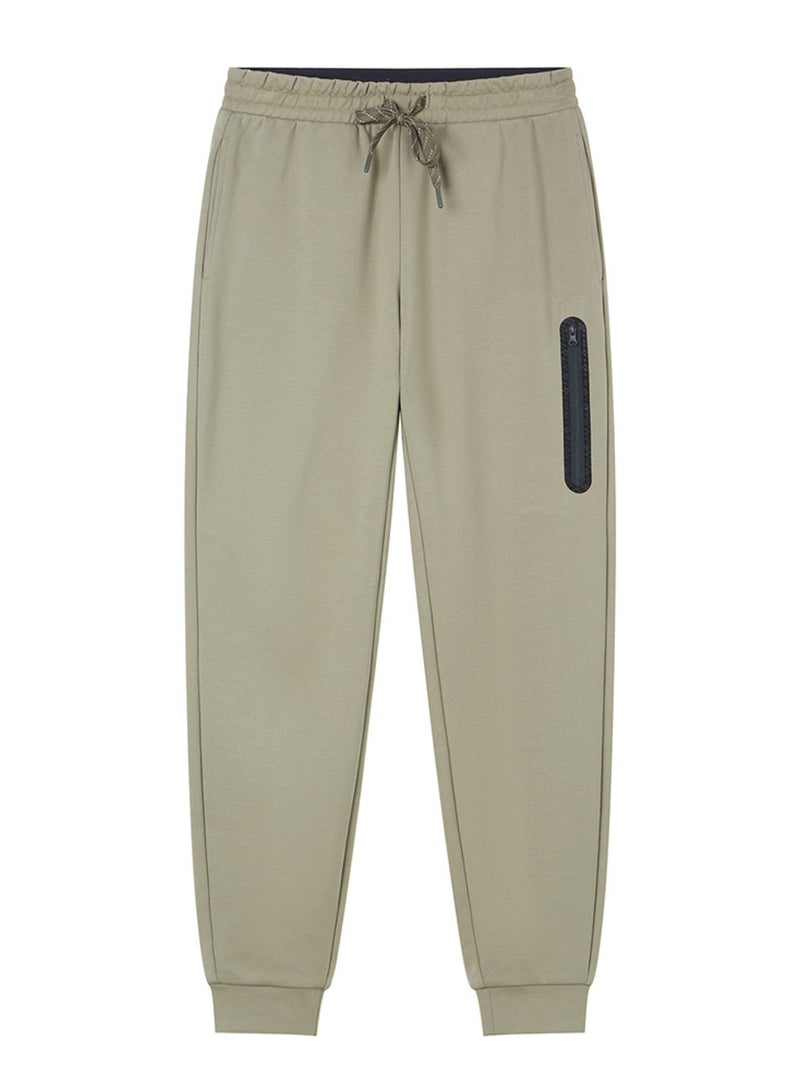 GIORDANO Men’s Slim Taper Cotton Stretch Jogger Pants - Image 3